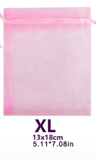 أكياس شيفون زهر كبير عدد5