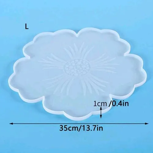 قالب صينية وردة