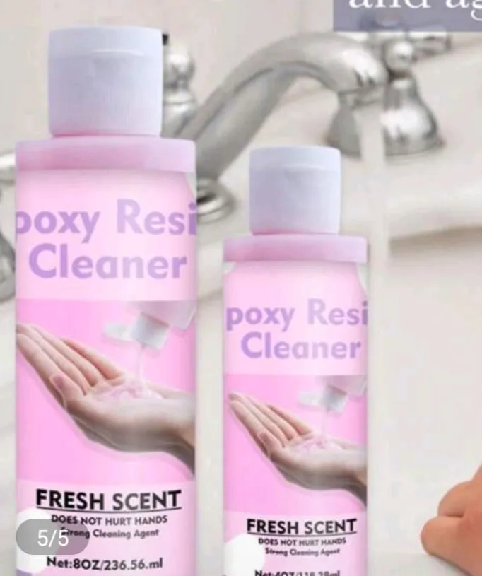 منظف يدين من الرزين كبير