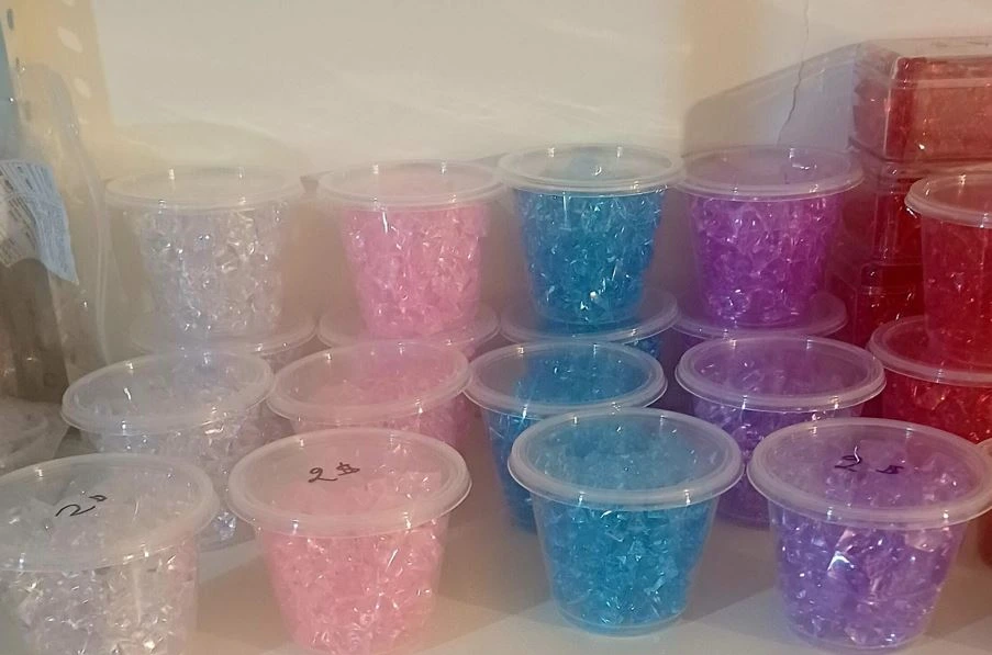 حجر كريستال ملون 6ملم